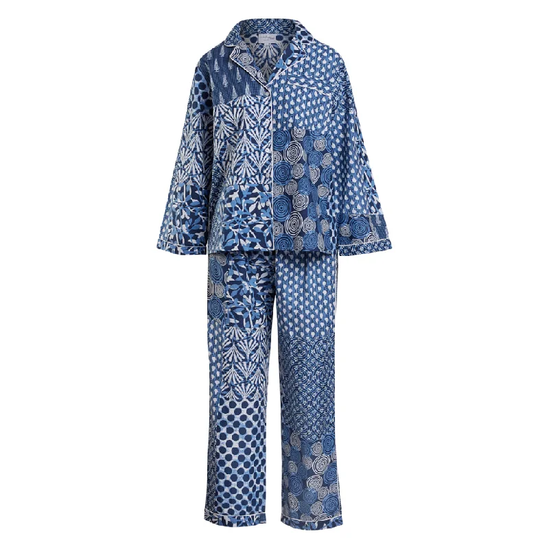 7 Piece Interchangable Block Print Pyjama Sets