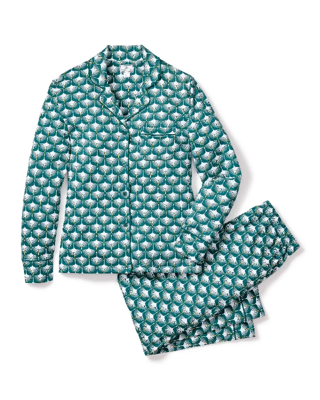 Women's Pima Pajama Set in Sonnet of Swans