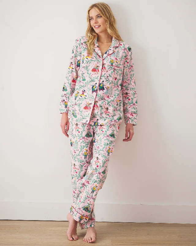 Nutcracker Dreams - Tall Long PJ Set - Ballet Pink