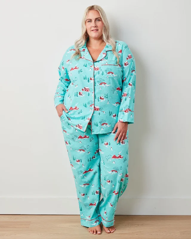 Winter Wonderland - Tall Flannel Long PJ Set - Snow Day