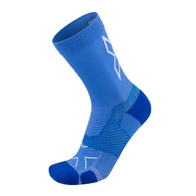 2XU - Vectr Light Cushion Crew Socks - Nebula/Surf