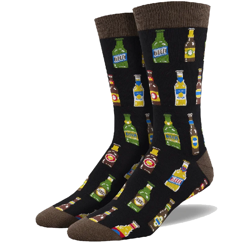 99 Bottles Men's Bamboo Crew Socks