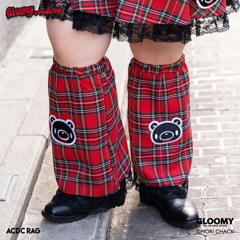 ACDC RAG & Gloomy Bear plus size dark leg warmers