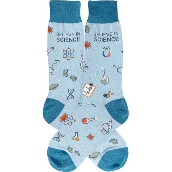 Believe In Science Men's Crew Socks