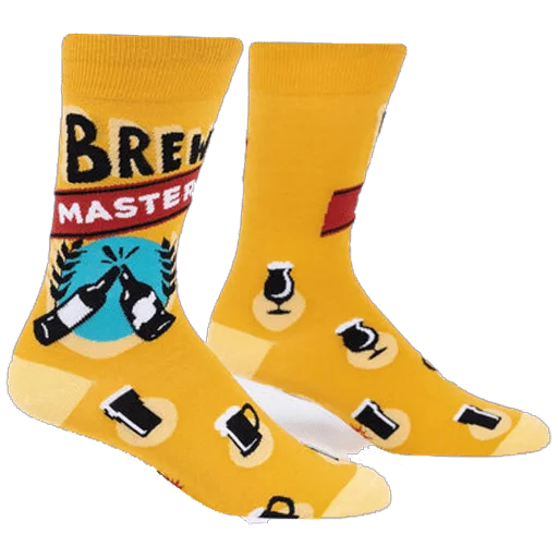 Brew Master Men's Crew Socks