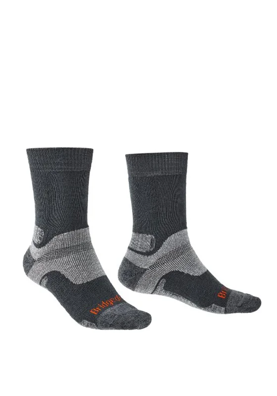 Bridgedale Hike Midweight Boot Socks, Grey