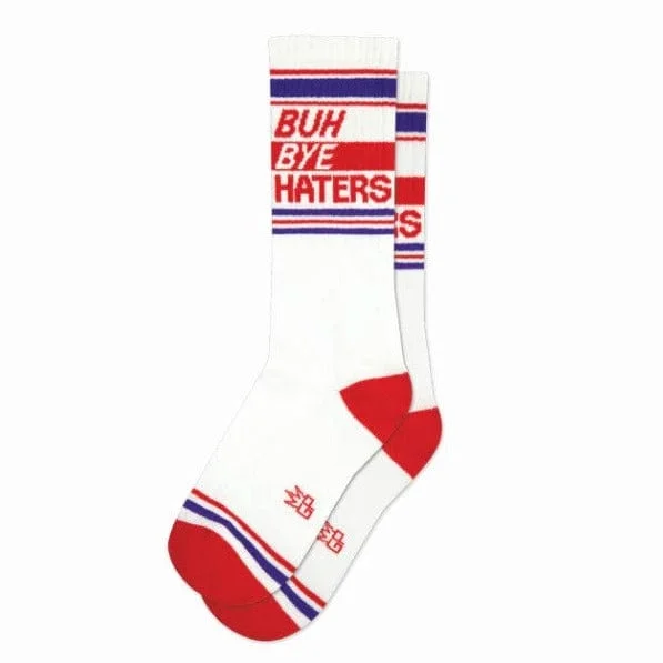 Buh Bye Haters Unisex Crew Socks