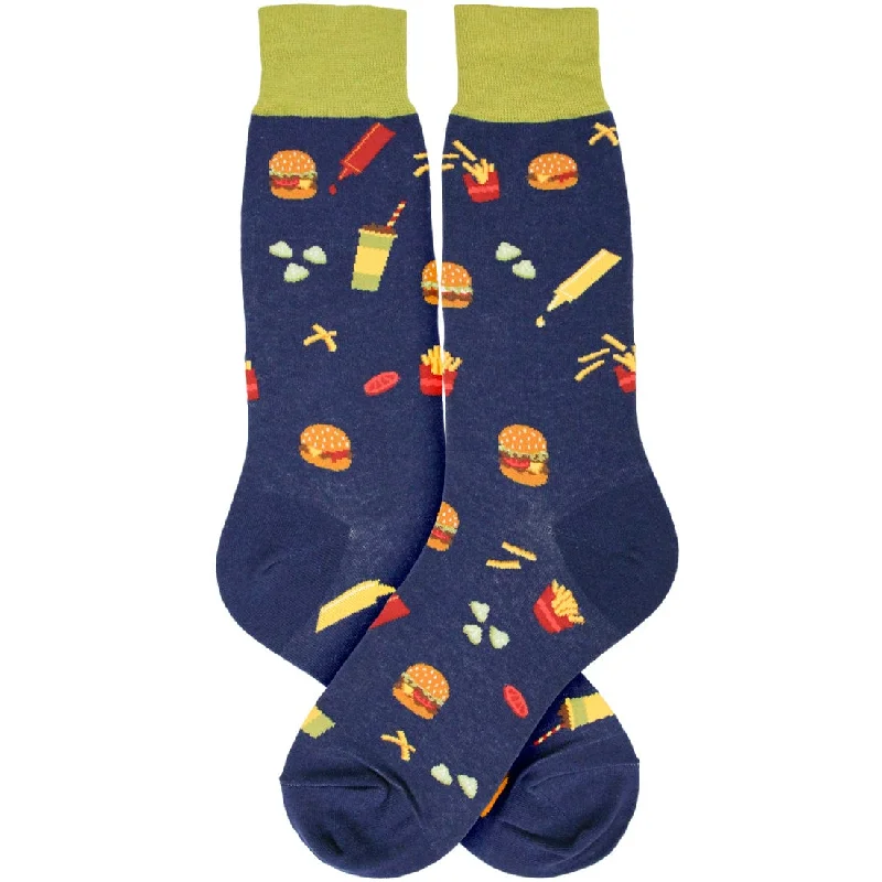 Burger Men's Crew Socks