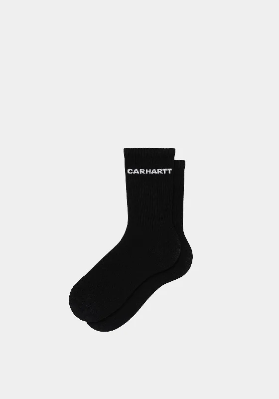 Carhartt WIP Link Socks, Black UK6-11