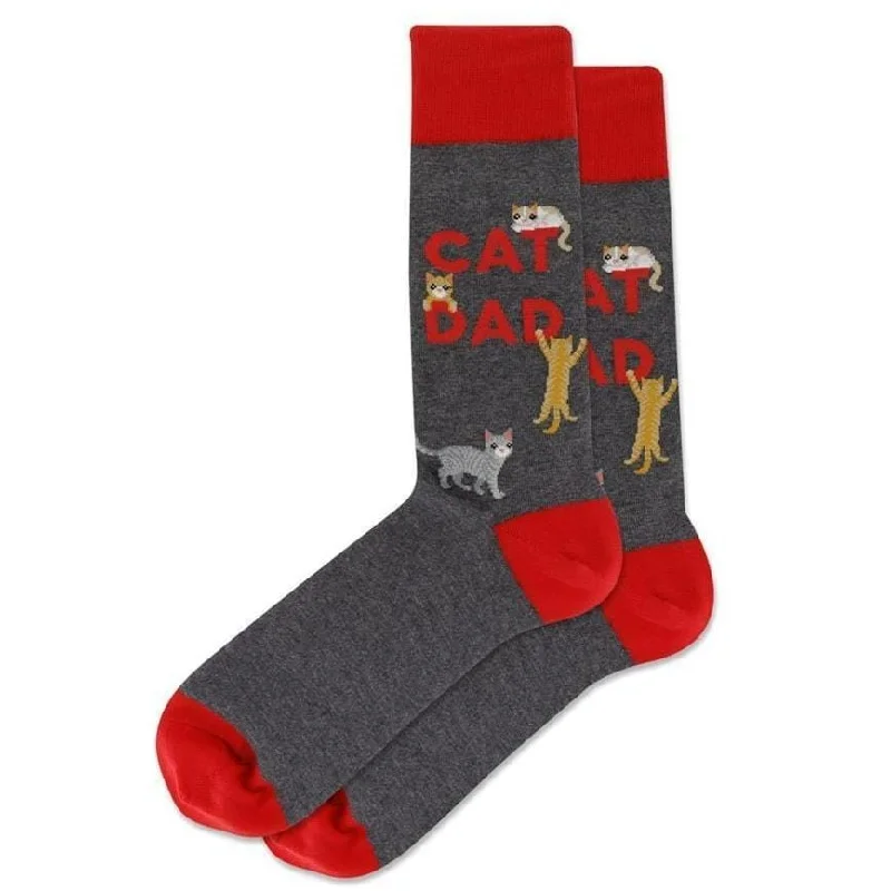 Cat Dad Men's Crew Sock