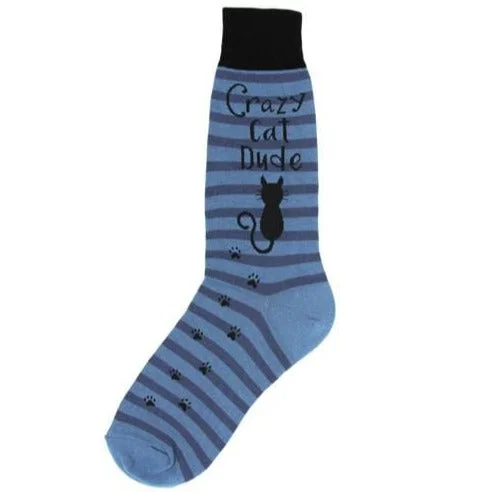 Cat Dude Men's Crew Socks