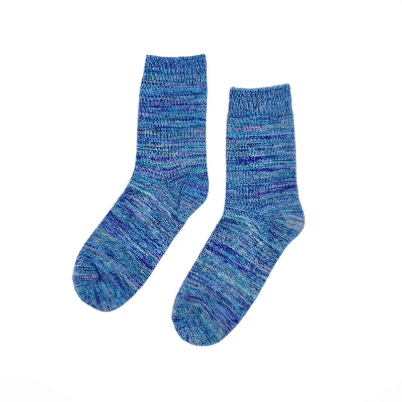 Colorful thread socks - Blue