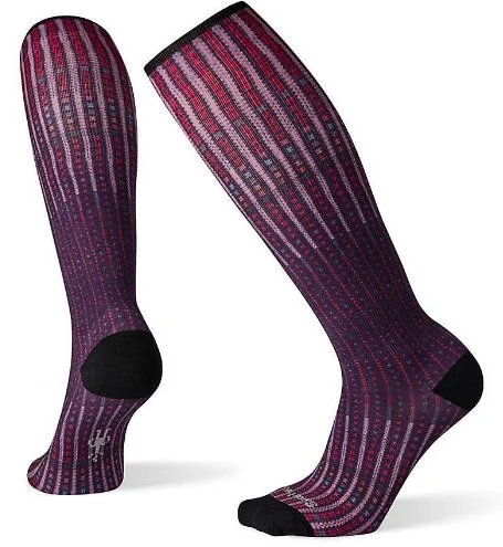 Women's Compression Virtual Voyager Print OTC Socks