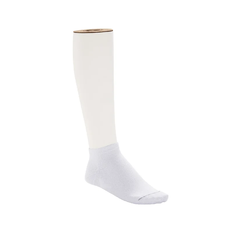 Cotton Sole Sneaker Socks Women White 2pk