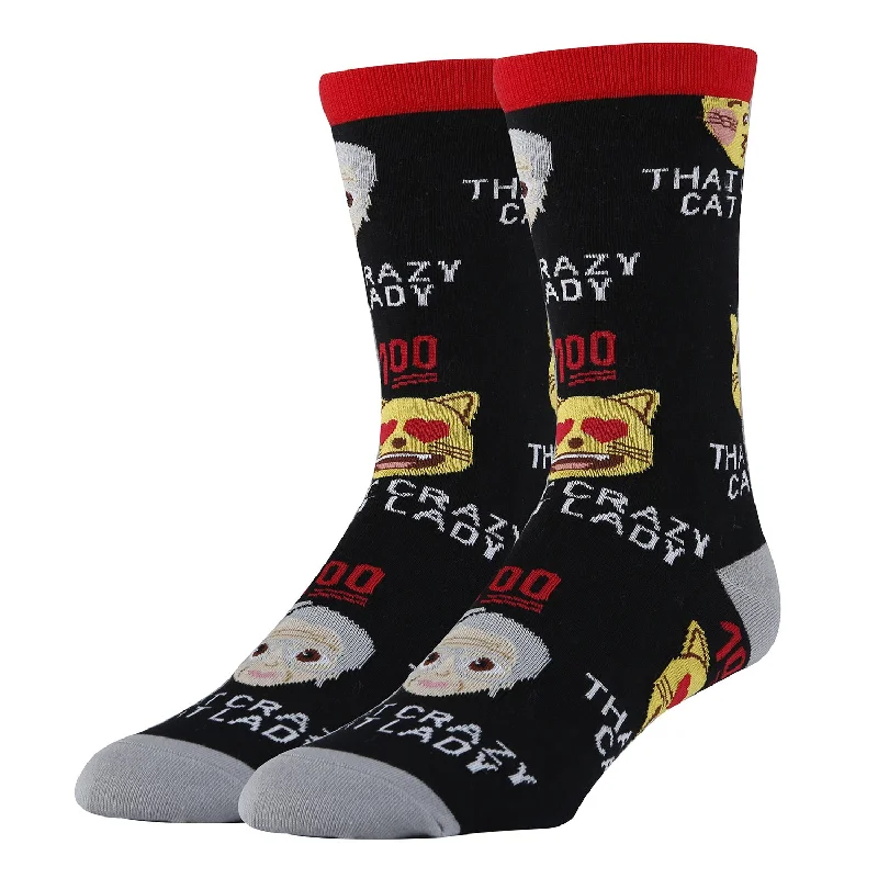 Crazy Cat Lady Socks