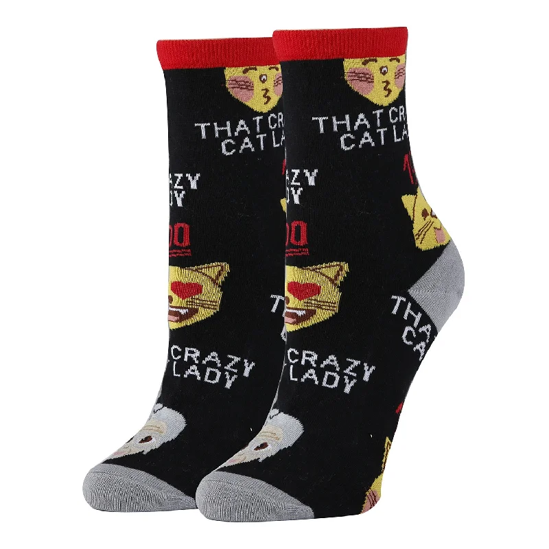 Crazy Cat Lady Socks