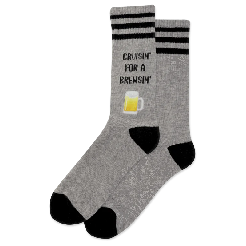 Cruisin For a Brewsin' Men's Crew Sock