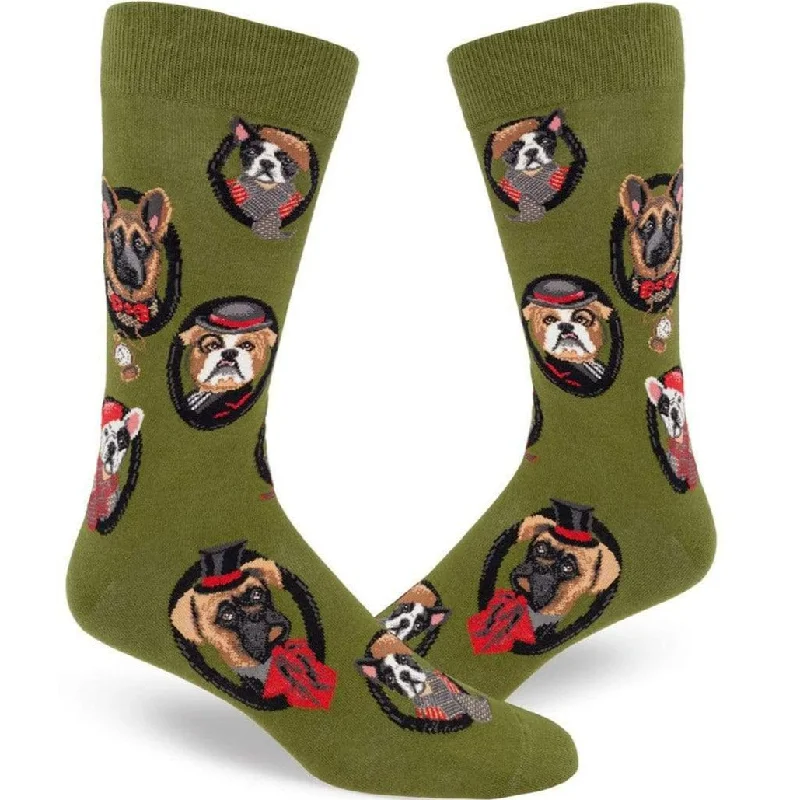 Dapper Dogs Men's Crew Sock