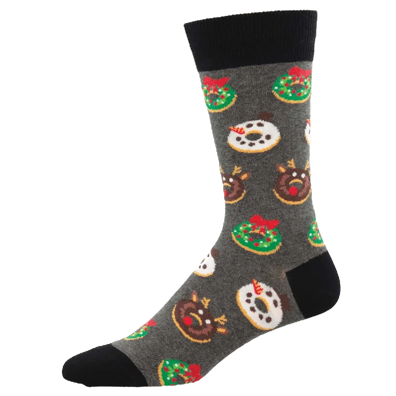 Decorative Donuts Men's Crew Socks