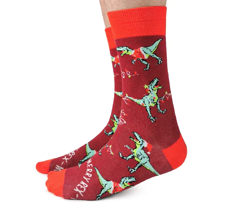 Merry Rex-Mas Socks