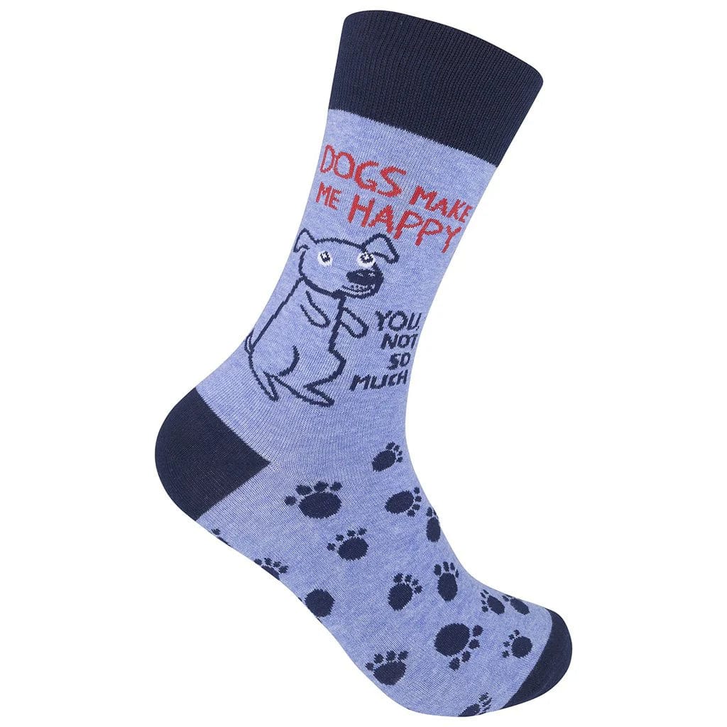 Dogs Make Me Happy Crew Socks