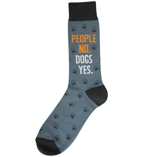 Dogs Yes Men's Crew Socks