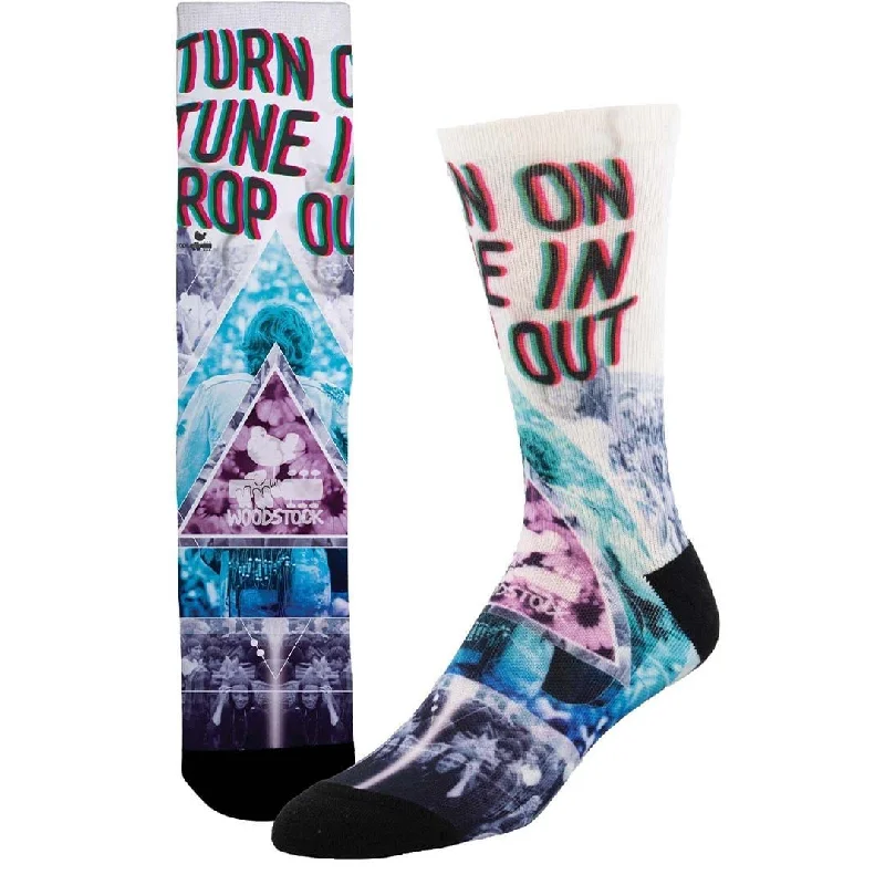 Drop Out Woodstock Men's Crew Socks