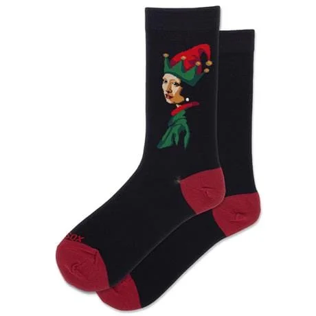 Elf With The Pearl Earring Women's Crew Socks