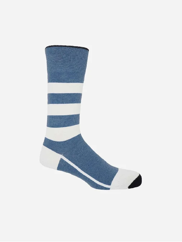 Equilibrium Men's Organic Cotton Socks | Blue