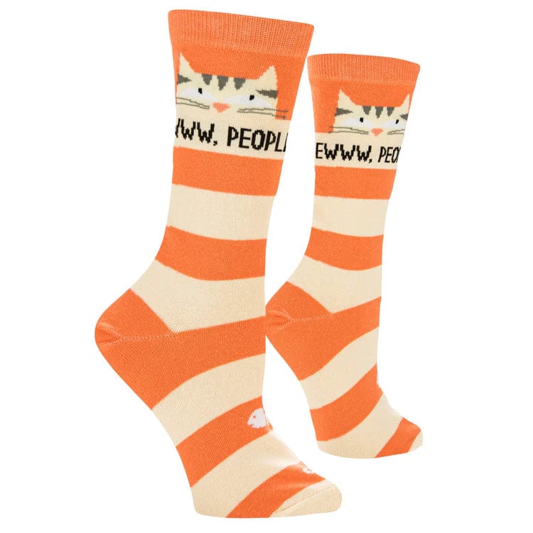 Eww People Cats Women's Crew Socks