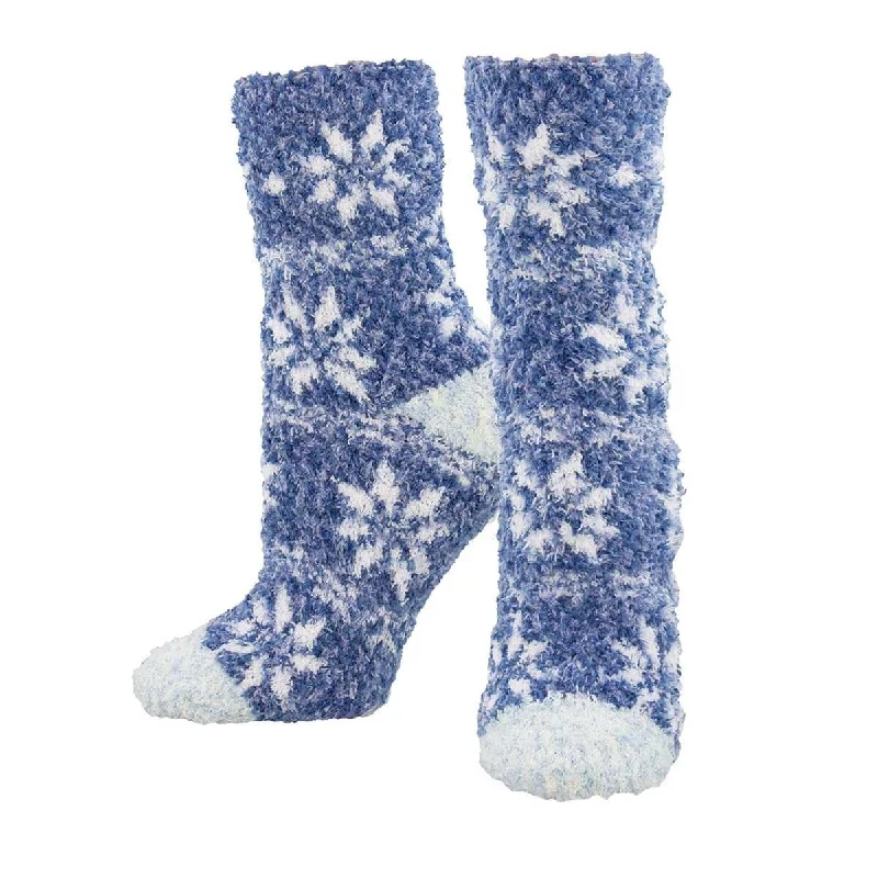 Fair Isle Fun Fuzzy Women's Crew Socks