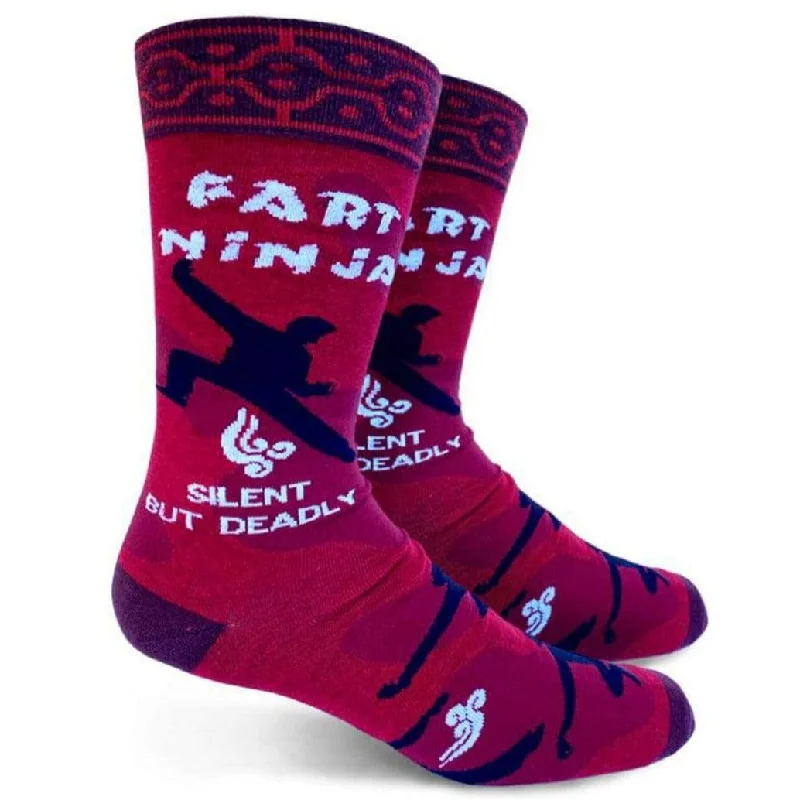 Fart Ninja Men's Crew Socks