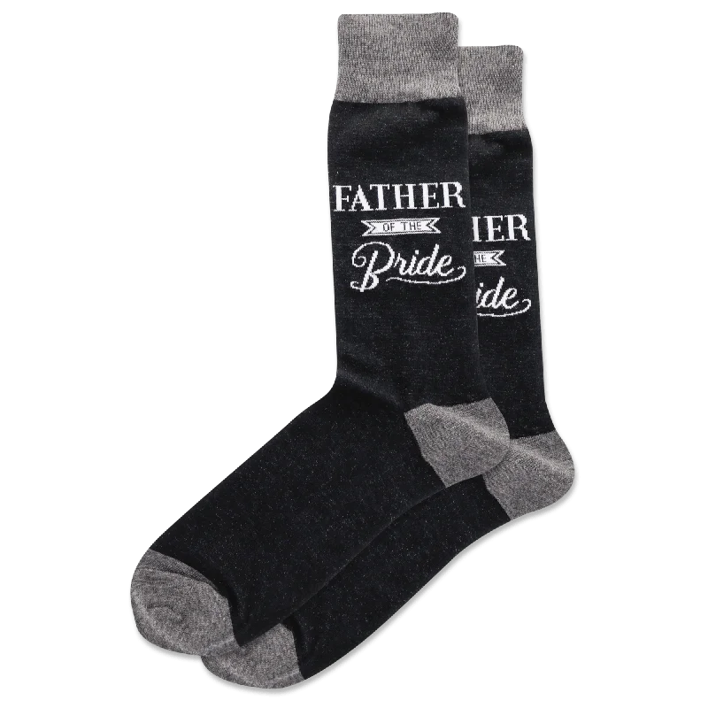 Father Of The Bride Men's Crew Sock