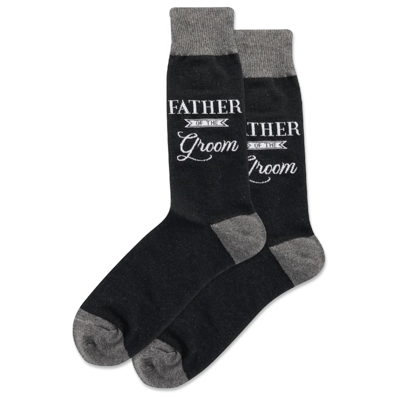 Father Of The Groom Men's Crew Socks