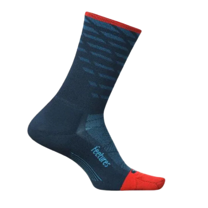 Feetures - Elite Light Cushion Mini-Crew - Tempo Blue