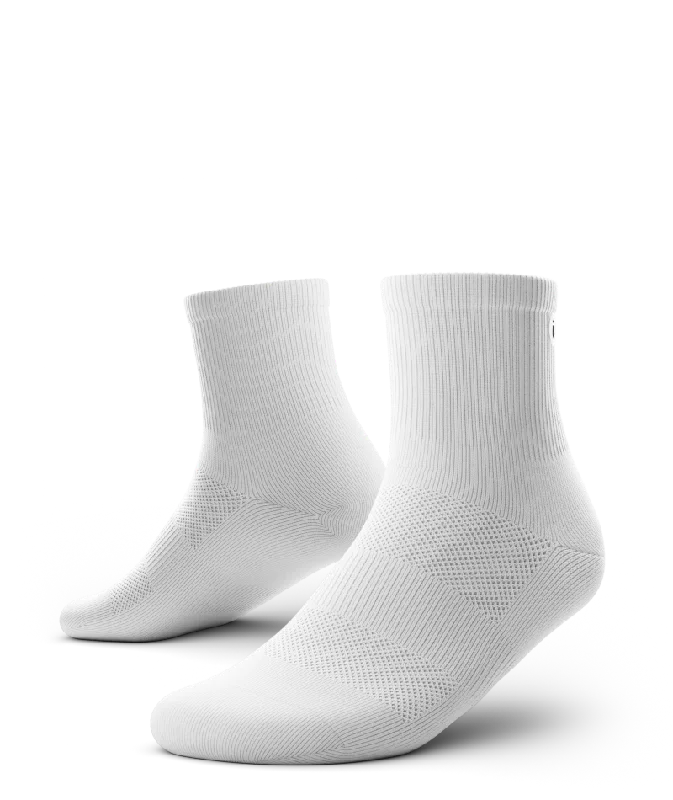 Flagship Quarter Socks White