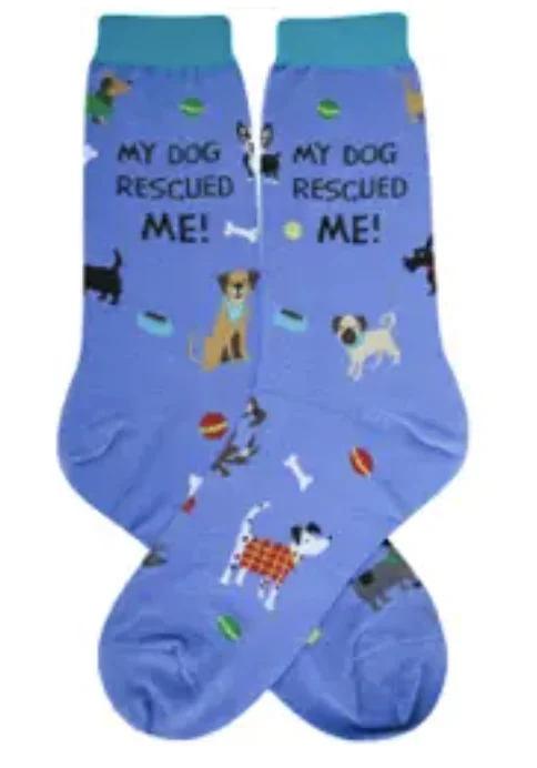 Women's Sock - Dogs Rescue Me - 7032