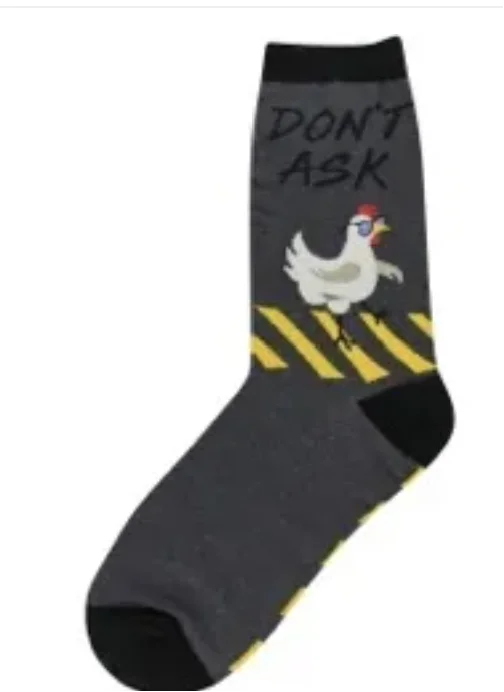 Women's Sock - Chicken don't ask - 7045