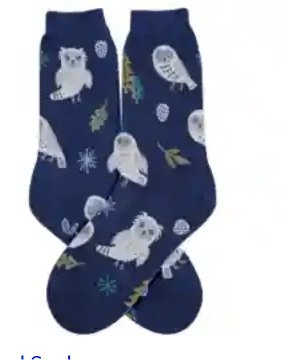 Women's Sock - Owl - 7130