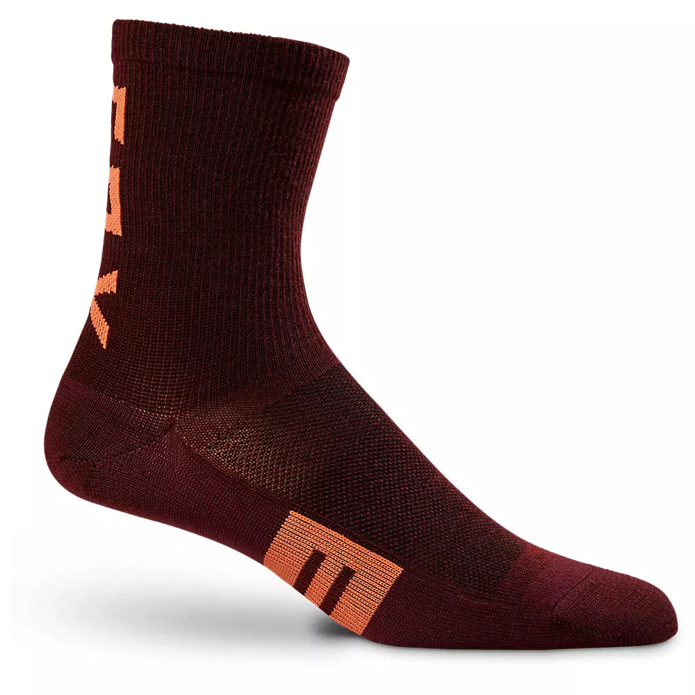 Fox Racing 6" Flexair Merino Sock - Womens - Dark Maroon