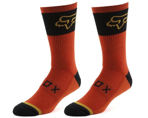 Fox Racing 8" Defend Winter Sock - Copper