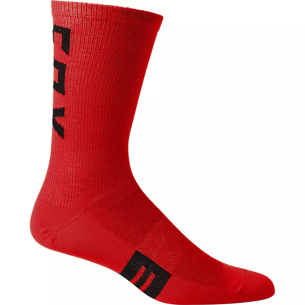 Fox Racing 8" Flexair Merino Sock - Flo Red