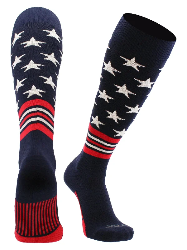 Freedom Baseball Socks USA Stripes