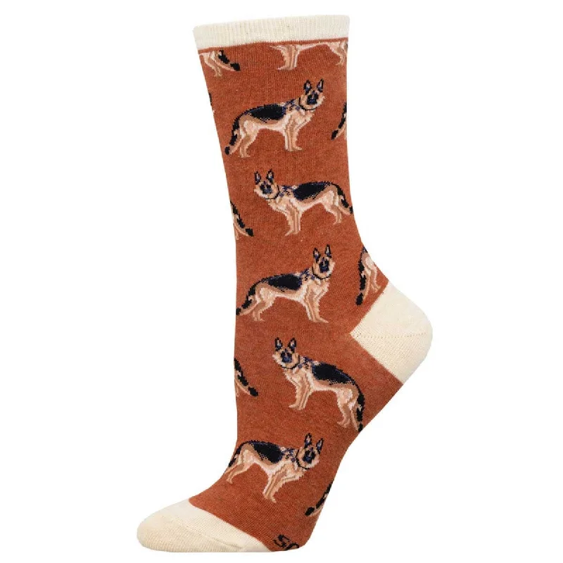 German Shepherd Women's Crew Socks