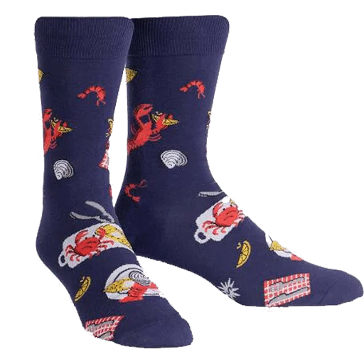 Get Crackin Men's Crew Sock