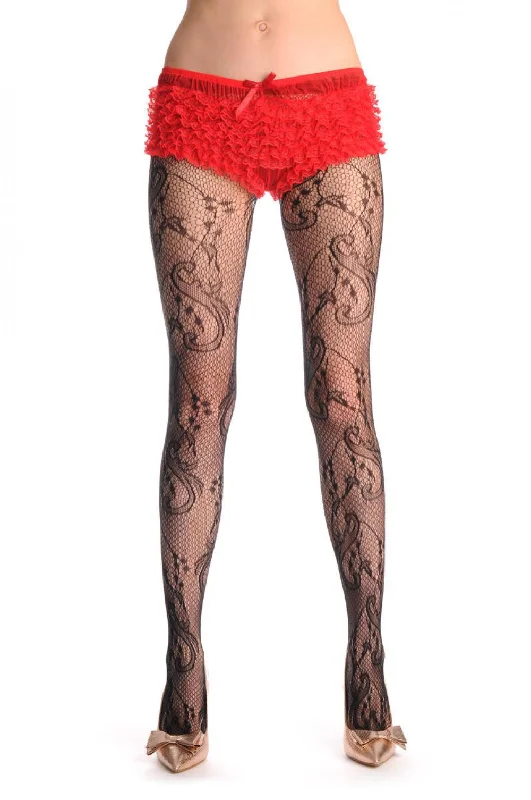 Gladiolus Flowers Fishnet