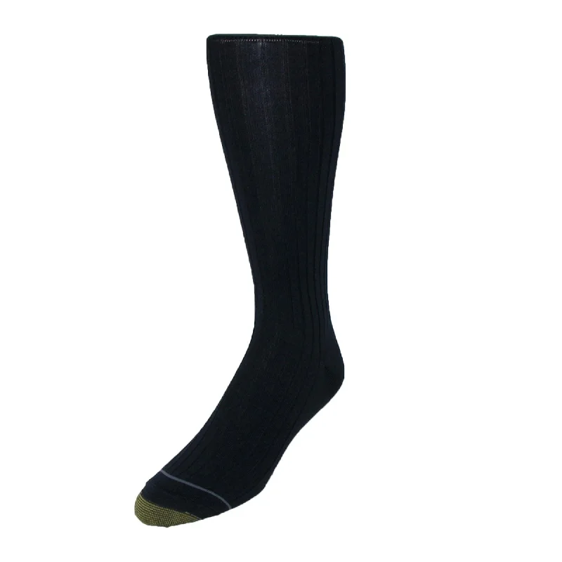 Gold Toe Men's Mercerized Cotton Over the Calf Dress Socks (Pack of 3)