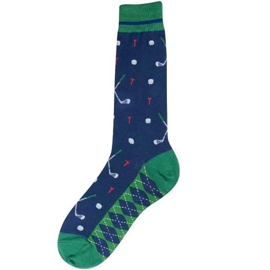 Golfer Men's Crew Socks