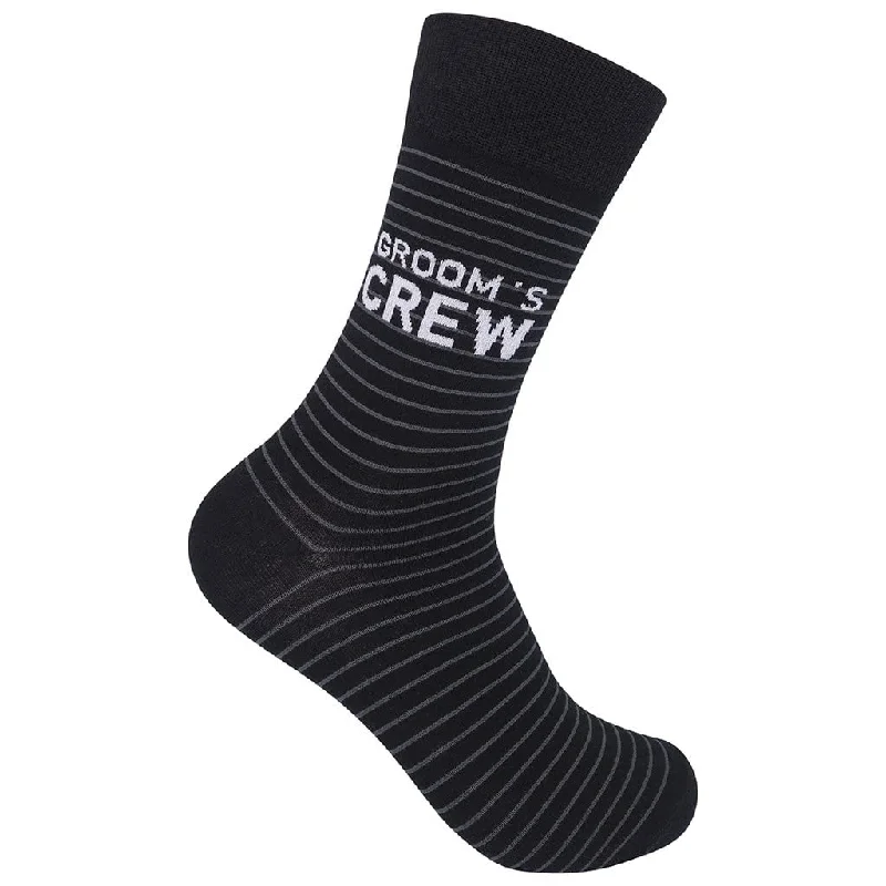 Groom's Crew Men's Crew Socks