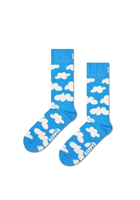 Happy Socks Cloudy Socks, Light Blue UK 7.5-11.5